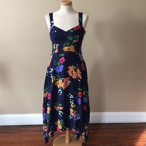 Anthropologie floral dress